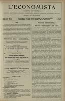 L'economista: gazzetta settimanale di scienza economica, finanza, commercio, banchi, ferrovie e degli interessi privati - A.46 (1919) n.2347, 27 aprile