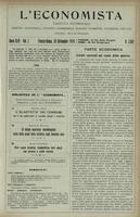 L'economista: gazzetta settimanale di scienza economica, finanza, commercio, banchi, ferrovie e degli interessi privati - A.46 (1919) n.2369, 28 settembre