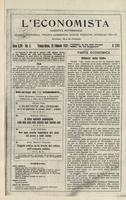 L'economista: gazzetta settimanale di scienza economica, finanza, commercio, banchi, ferrovie e degli interessi privati - A.47 (1920) n.2391, 29 febbraio