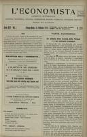 L'economista: gazzetta settimanale di scienza economica, finanza, commercio, banchi, ferrovie e degli interessi privati - A.46 (1919) n.2337, 16 febbraio