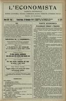 L'economista: gazzetta settimanale di scienza economica, finanza, commercio, banchi, ferrovie e degli interessi privati - A.46 (1919) n.2378, 30 novembre