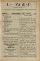 L'economista: gazzetta settimanale di scienza economica, finanza, commercio, banchi, ferrovie e degli interessi privati - A.47 (1920) n.2411, 18 luglio