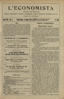 L'economista: gazzetta settimanale di scienza economica, finanza, commercio, banchi, ferrovie e degli interessi privati - A.47 (1920) n.2408, 27 giugno