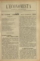 L'economista: gazzetta settimanale di scienza economica, finanza, commercio, banchi, ferrovie e degli interessi privati - A.51 (1924) n.2604, 6 aprile