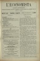 L'economista: gazzetta settimanale di scienza economica, finanza, commercio, banchi, ferrovie e degli interessi privati - A.49 (1922) n.2509, 4 giugno