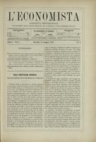 L'economista: gazzetta settimanale di scienza economica, finanza, commercio, banchi, ferrovie e degli interessi privati - A.01 (1874) n.02, 14 maggio