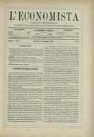 L'economista: gazzetta settimanale di scienza economica, finanza, commercio, banchi, ferrovie e degli interessi privati - A.01 (1874) n.03, 21 maggio