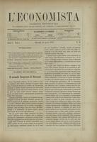 L'economista: gazzetta settimanale di scienza economica, finanza, commercio, banchi, ferrovie e degli interessi privati - A.01 (1874) n.16, 20 agosto