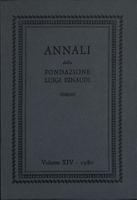 Annali della Fondazione Luigi Einaudi Volume 14 Anno 1980
