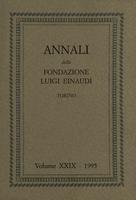 Annali della Fondazione Luigi Einaudi Volume 29 Anno 1995