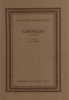 Carteggio (1902-1953) a cura di Luigi Firpo
