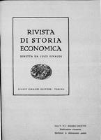Rivista di storia economica. A.05 (1940) n.3, Settembre