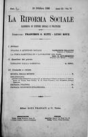 La riforma sociale. Rassegna di scienze sociali e politiche A.3 (1896) Vol. 6