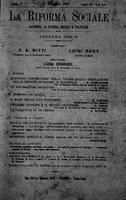 La riforma sociale. Rassegna di scienze sociali e politiche A.9 (1902) Vol. 12