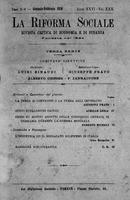 La riforma sociale. Rivista critica di economia e di finanza A.26 (1919) Vol. 30