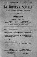 La riforma sociale. Rivista critica di economia e di finanza A.27 (1920) Vol. 31