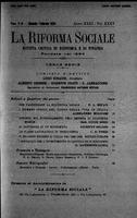 La riforma sociale. Rivista critica di economia e di finanza A.31 (1924) Vol. 35