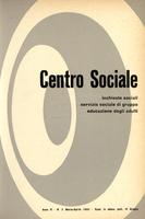 Centro sociale A.02 n.2 Marzo-Aprile. Inchieste sociali servizio sociale di gruppo educazione degli adulti