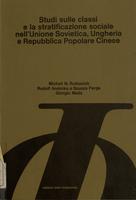 Studi sulle classi e la stratificazione sociale nell'Unione Sovietica, Ungheria e Repubblica Popolare Cinese