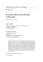 Il cluster delle nanotecnologie in Piemonte