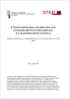 Osservatorio della filiera autoveicolare italiana, 2007. L'innovazione della filiera ed il suo consolidamento internazionale. La trasformazione continua