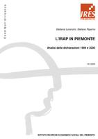 L'IRAP in Piemonte : Analisi delle dichiarazioni 1999 e 2000