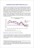 Nati-mortalità delle imprese torinesi, 2013. Natimortalità delle imprese torinesi nel 2013
