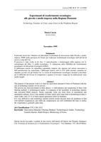 Esperimenti di trasferimento tecnologico alle piccole e medie imprese nella Regione Piemonte (Technology Transfer on Trial: some Cases in the Piedmont Region)