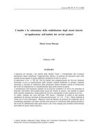 L'analisi e la valutazione della soddisfazione degli utenti interni: un'applicazione nell'ambito dei servizi sanitari