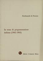 In tema di programmmazione italiana (1962-1963)
