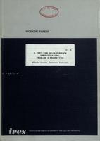 Il part-time nella pubblica amministrazione : problemi e prospettive