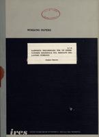 Rapporto preliminare per un osservatorio regionale sul mercato del lavoro pubblico