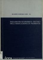 Parametri economico-tecnici dell'irrigazione in Piemonte