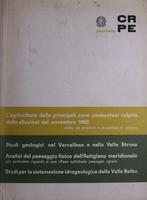 L'agricoltura delle principali zone piemontesi colpite dalle alluvioni del novembre 1968 : analisi dei problemi e prospettive di sviluppo