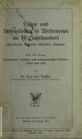 Löhne und Lebenskosten in Westeuropa im 19. Jahrhundert (Frankreich, England, Spanien, Belgien)