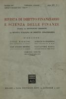 Rivista di diritto finanziario e scienza delle finanze. 1957, Anno 16, n.1, marzo