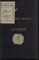 L'economia sociale e la famiglia : lettura tenuta in Mantova