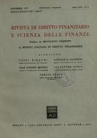 Rivista di diritto finanziario e scienza delle finanze. 1957, Anno 16, n.4, dicembre