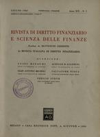 Rivista di diritto finanziario e scienza delle finanze. 1960, Anno 19, n.2, giugno