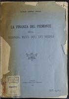 La finanza del Piemonte nella seconda metà del 16° secolo