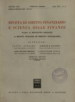 Rivista di diritto finanziario e scienza delle finanze. 1962, Anno 21, n.2, giugno