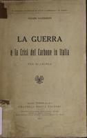 La guerra e la crisi del carbone in Italia