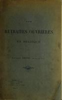 Les retraites ouvrieres en Belgique