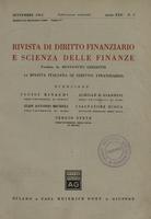 Rivista di diritto finanziario e scienza delle finanze. 1963, Anno 22, n.3, settembre