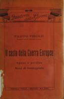 Il costo della guerra europea : spese e perdite, mezzi di fronteggiarle