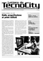 Lettera da TecnoCity. Anno 5, n.2, 2°semestre 1988