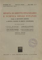 Rivista di diritto finanziario e scienza delle finanze. 1964, Anno 23, n.4, dicembre