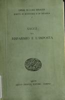 Saggi sul risparmio e l'imposta