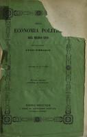 Della economia politica del Medio Evo Vol. III