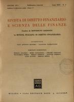 Rivista di diritto finanziario e scienza delle finanze. 1971, Anno 30, n.2, giugno